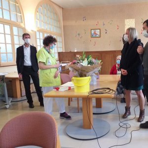 Avec Myriam et Christophe